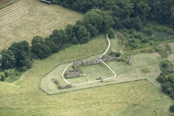 The remains of Grace Dieu Priory, an Augustinian Nunnery founded c1239, Leicestershire, 2018. Creator: Damian Grady.