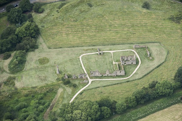 The remains of Grace Dieu Priory, an Augustinian Nunnery founded c1239, Leicestershire, 2018. Creator: Damian Grady.