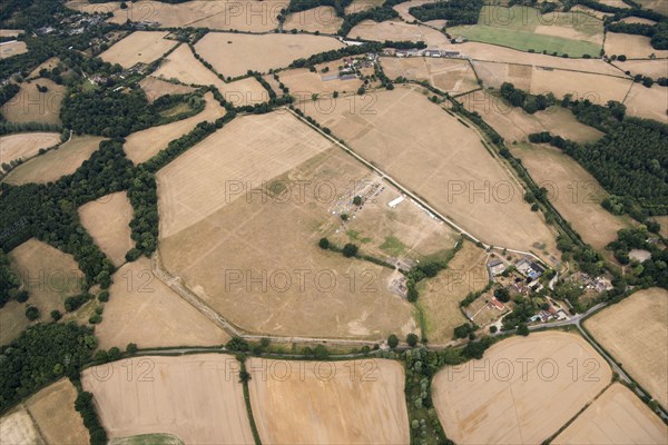 Excavations at Calleva Roman Town, Silchester, Hampshire, 2018.