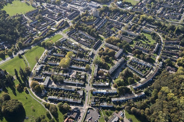 Mark Hall North housing estate, Harlow, Essex, 2018.