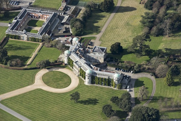 Goodwood House and stables, West Sussex, 2018.
