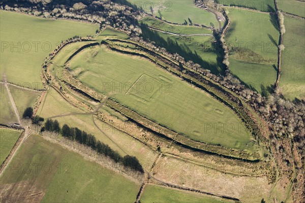 Pilsdon Pen hillfort, Dorset, 2019.