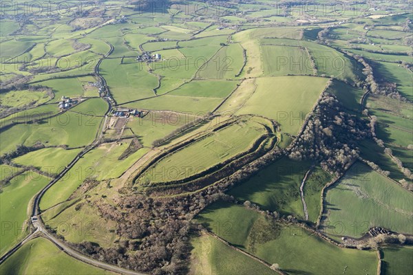 Pilsdon Pen hillfort, Dorset, 2019.