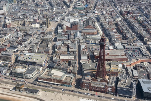 The Tower and Winter Gardens, Blackpool, 2021.