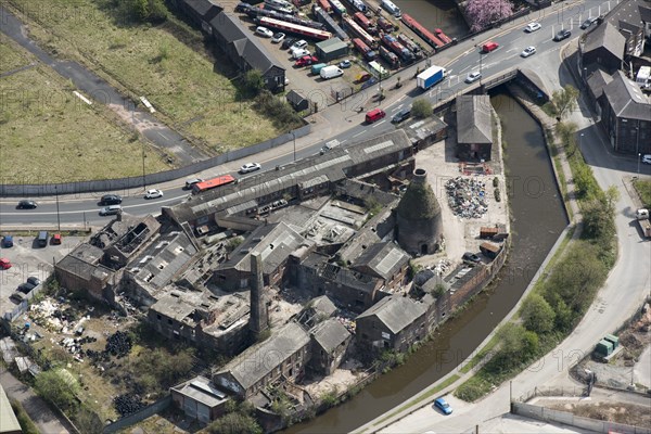 The derelict Price and Kensington Teapot Works in Longport, City of Stoke-on-Trent, 2021.