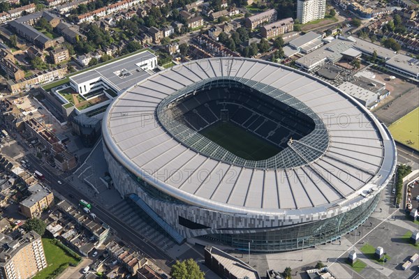 The new White Hart Lane Football Ground, home to Tottenham Hotspur FC, Tottenham, London, 2021. Creator: Damian Grady.