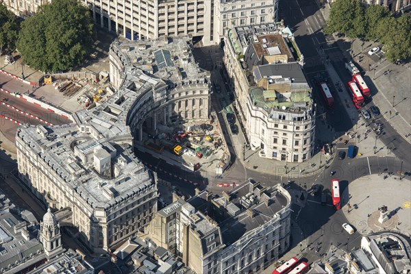 Construction works at Admiralty Arch, Westminster, Greater London Authority, 2021.