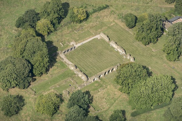 Hailes Abbey, a ruined former Cistercian abbey, Hailes, Gloucestershire, 2021.