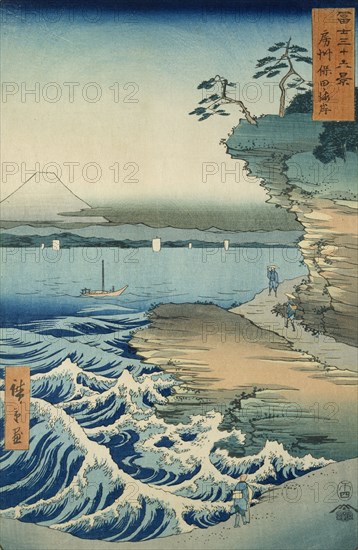 The Coast at Hota in Awa Province, 1858.