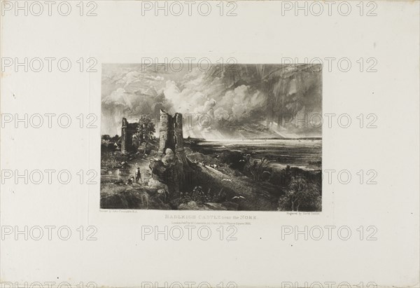 Hadleigh Castle, Near the Nore, n.d. Creator: David Lucas.