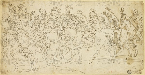 Roman Cavalry on the March, after 1675.