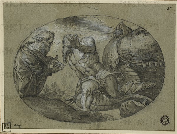 Jonah Cast Up by the Whale, 17th century.