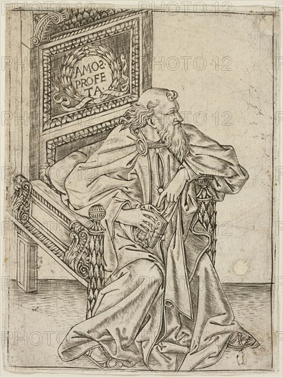 The Prophet Amos, c. 1470. Attributed to Baccio Baldini.