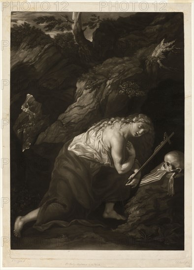 Magdalen in the Desert, c. 1800. Attributed to Johann Joseph Freidhoff.