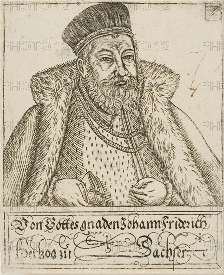 Johann Friedrich, from Saxon Dukes and Electors, 1560/1621.