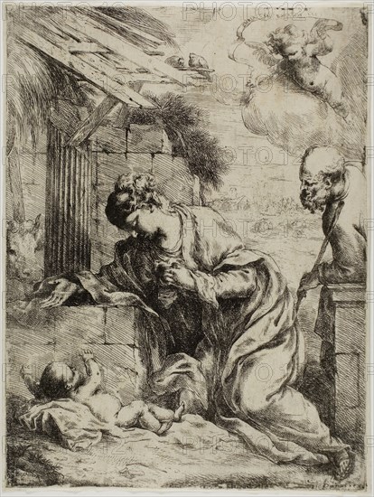 The Virgin Adoring the Infant Jesus, 1655.