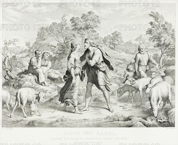 Jacob and Rachel, 1833.