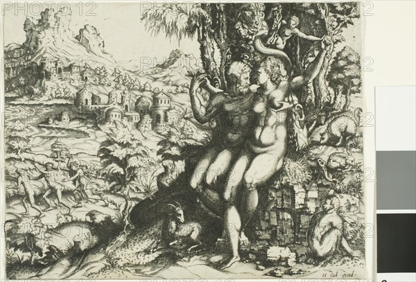 Adam and Eve and the Expulsion from Paradise, 1564.