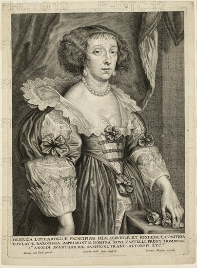 Henriette de Lorraine, n.d. Princess of Phalsbourg.