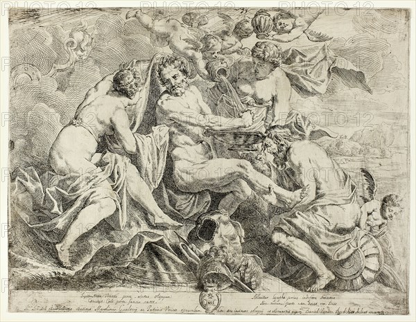 The Deification of Aeneas by Nymphs and Cupids, c. 1645.