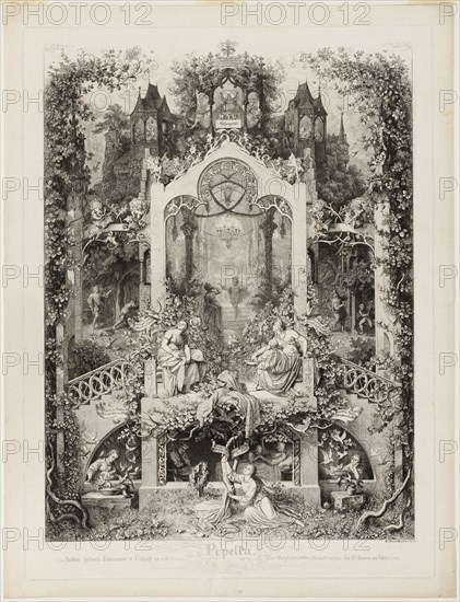 Cinderella, 1848. 'Aschenputtel'.