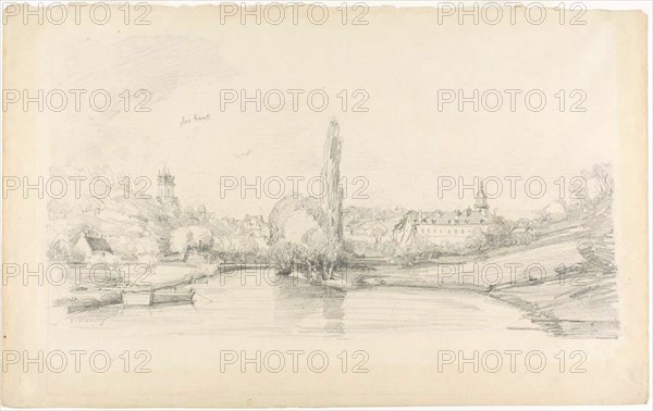 Canal Scene Near Brussels, 1870/73.