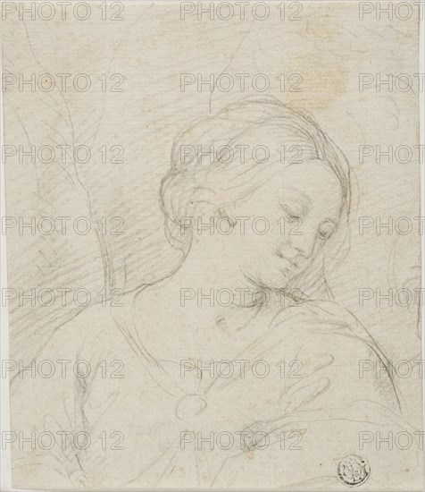 Half-Length View of Madonna, n.d. Follower of Carlo Maratti.