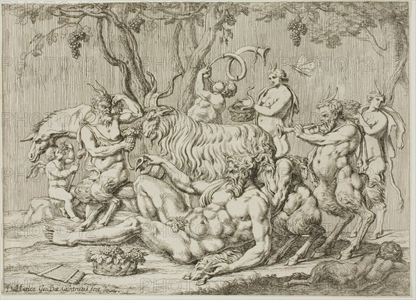 Silenus Reclining with Goats and Satyrs, n.d.