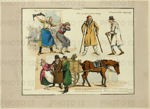 Plate from Illustrations to Popular Songs, 1822.