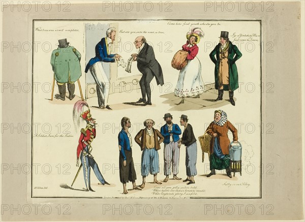 Plate from Illustrations to Popular Songs, 1822.