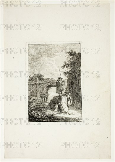 The Triumphal Arch, plate eight from Les Soirées de Rome, 1763/64.