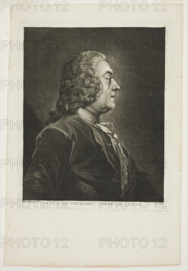 Philippe Claude Tubières, Comte de Caylus, 1770. Possibly a portrait of French polymath Anne Claude de Caylus.
