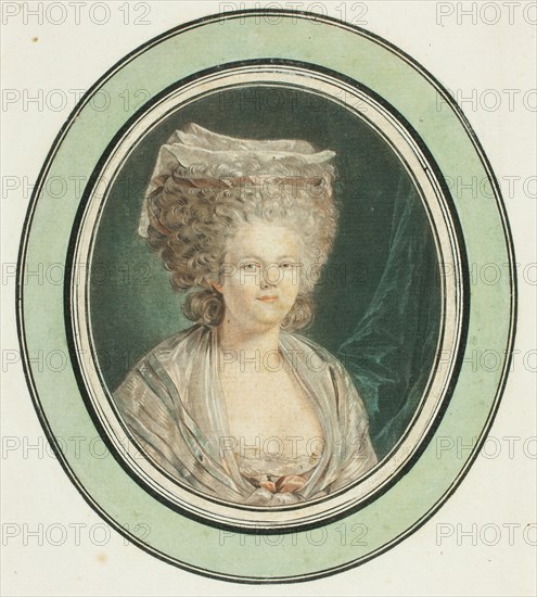 Mademoiselle Bertin, n.d. Portrait of French milliner Marie-Jeanne Rose Bertin, dressmaker to Queen Marie Antoinette.
