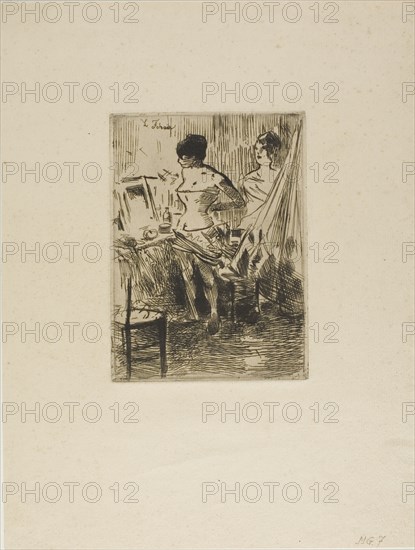 Dancers in their Dressing Room, c. 1876.