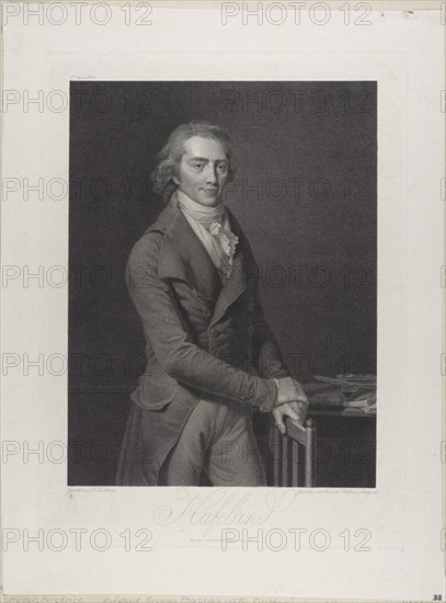 Portrait of Christoph Wilhelm Hufeland, c. 1802.