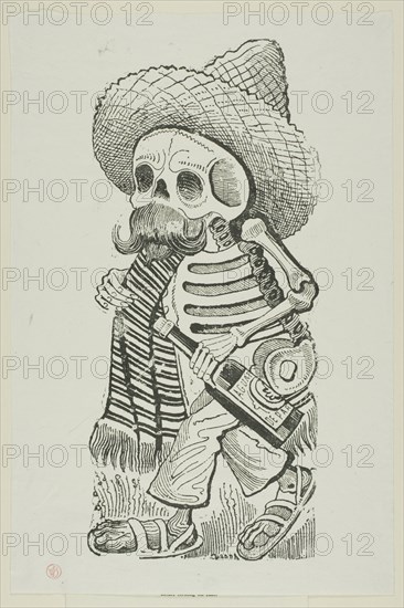 Calavera of Francisco Madero, from Calavera Maderista, printed 1944.