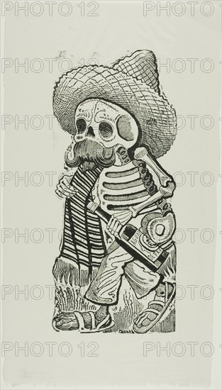 Calavera of Francisco Madero, from Calavera Maderista, printed 1944.