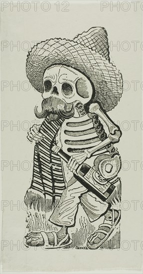 Calavera of Francisco Madero, from Calavera Maderista, printed 1944.