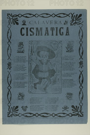 Calavera cismatica (Schismatic Calavera), n.d.