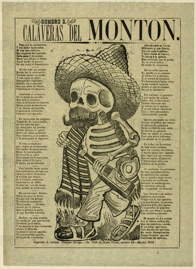 Calavera of the Masses, no. 2, c. 1910.