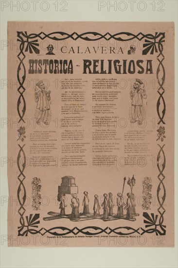 Calavera: Historica-Religiosa (Calavera: Historic-Religious), n.d.