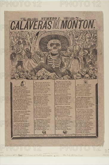 Calaveras of the Masses, no.1, 1910.