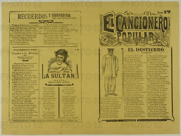 El cancionero popular, num. 17 (The Popular Songbook, No. 17), n.d.