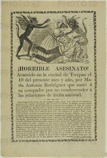 Horrible Murder! Túxpan, 1910.