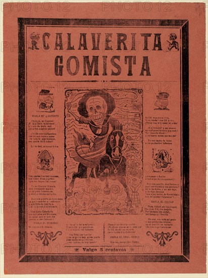 Little Calavera of General Gómez, n.d.