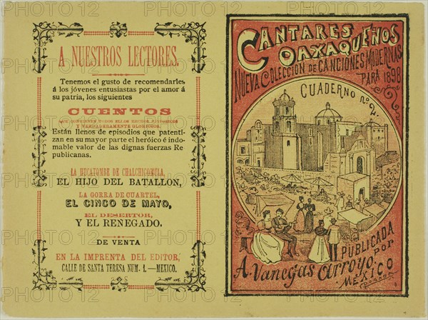 Oaxacan Songs, 1898.