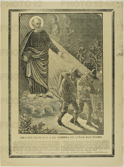 Prayer Dedicated to the Shadow of Saint Peter, n.d.