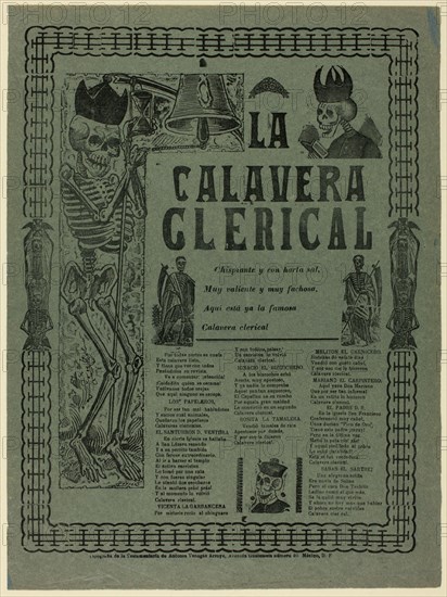 The Priestly Calavera, n.d.