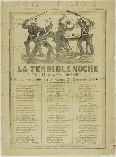 The Terrible Night, n.d.