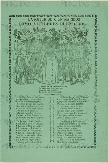 The Woman with 100 Husbands, 1901.